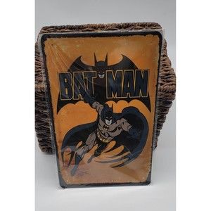 Batman Home Décor bedroom Metal Sign 12x8 NWT